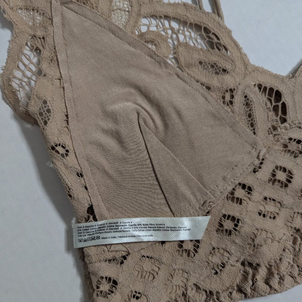 Free People Adella Bra Nude Size M - Picture 6 of 7
